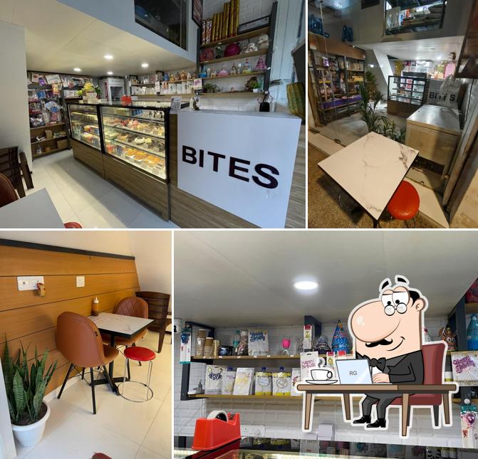 The interior of Bites Bakers