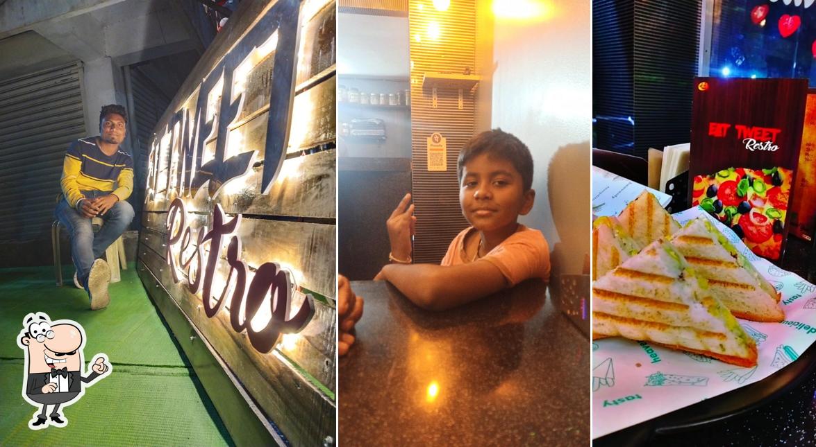 The interior of EatTweet restro - Best restaurant in Ballarpur