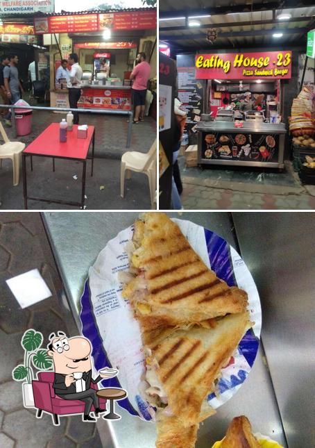 The image of interior and food at Eating house 23