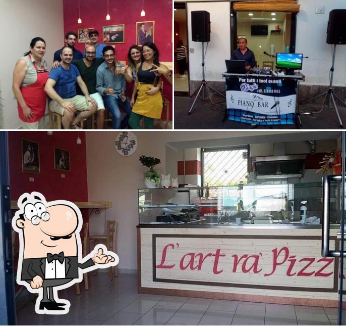 Gli interni di L'art Ra Pizz