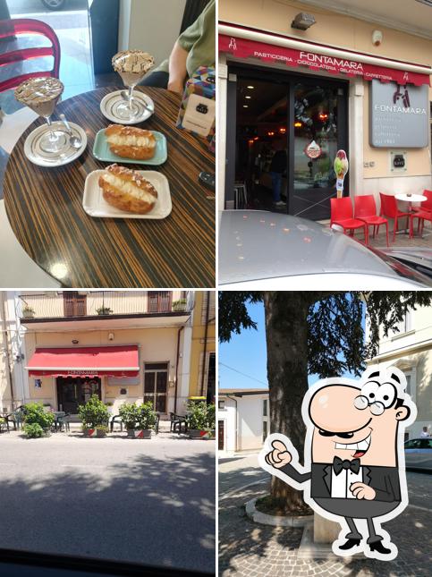 La immagine di interni e esterno da Pasticceria Gelateria Fontamara