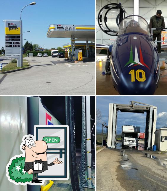 Gli esterni di STAZIONE DI SERVIZIO ENI F.LLI RINALDI SNC