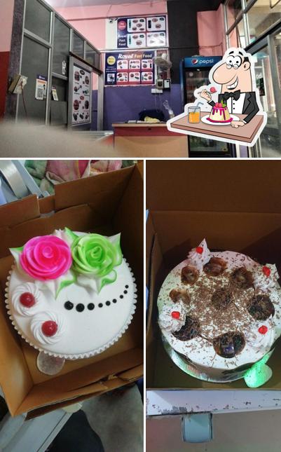Royal Fast Food offers a range of sweet dishes