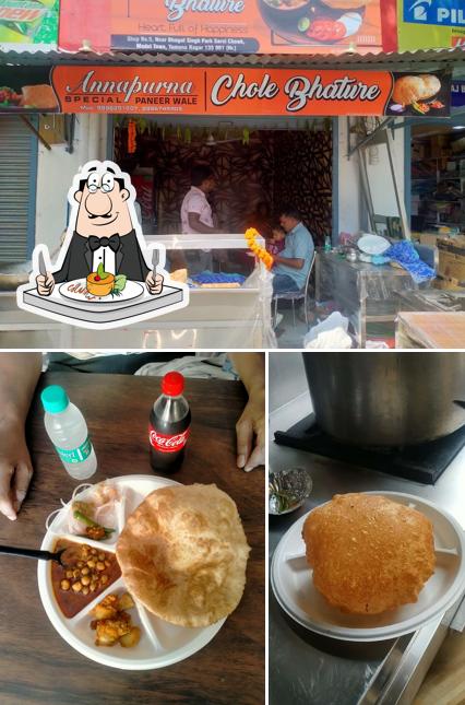 The photo of food and interior at restaurants