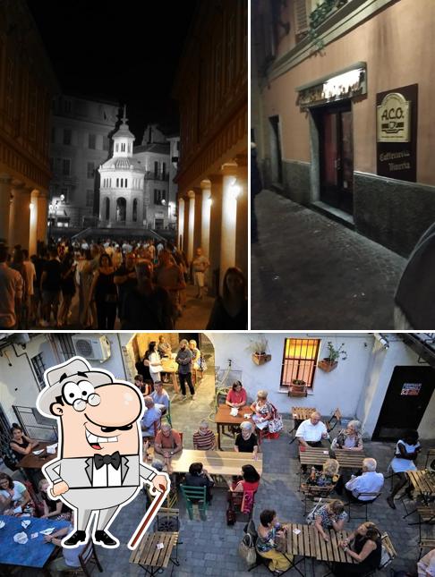 La esterno e interni del ristorante