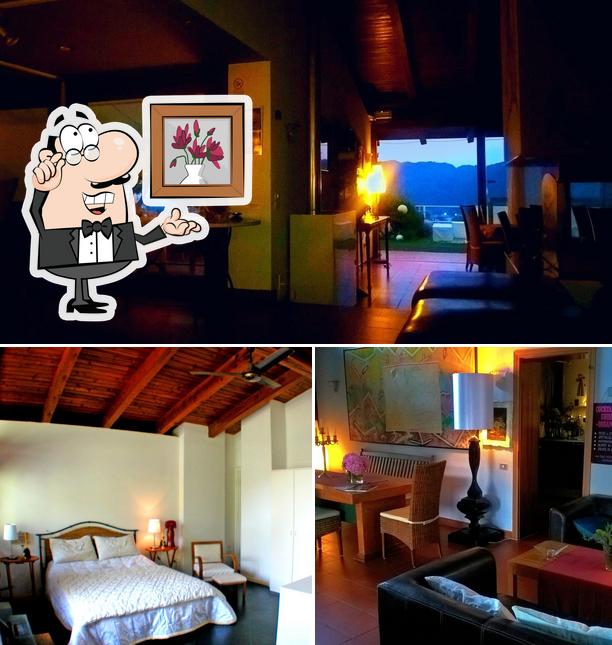 Gli interni di Villa Ghiselli