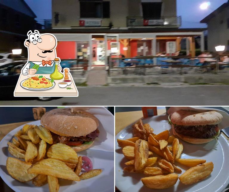 Platti al Bar Pizzeria Da Cabrei