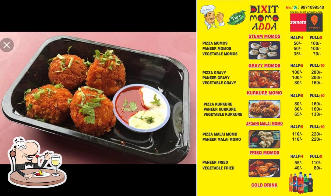 Meals at Dixit Momo Adda