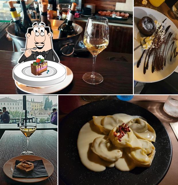 Torta al cioccolato al Enoteca La Cantina