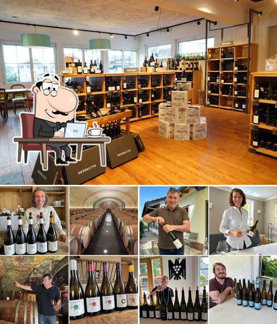Gli interni di Gerstl Wein & Shop Sempach