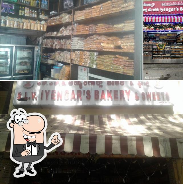The exterior of S.L.V Iyengar's Bakery & Sweets
