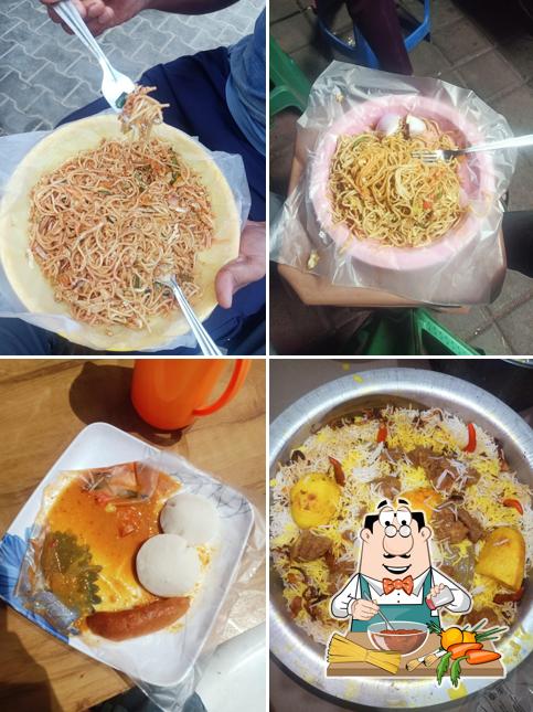 Spaghetti bolognese at Sri Lakshmi Cafe