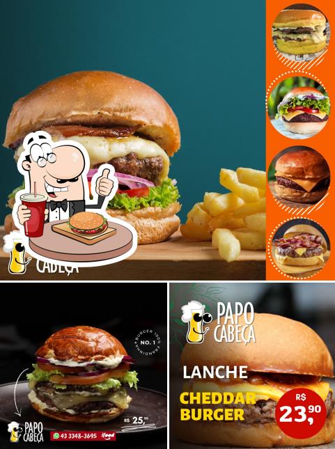 Hambúrguer em Papo Cabeça