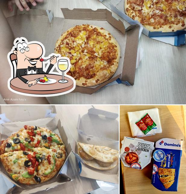 Food at Domino's Pizza Saran, Chapra
