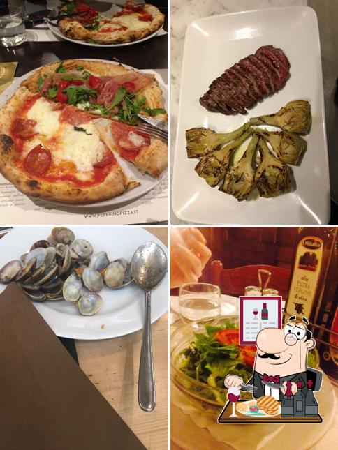 Prova i un pasto a base di carne a Peperino