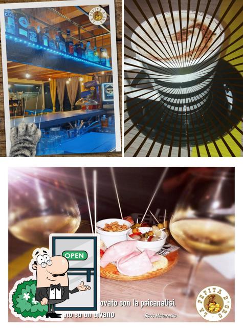 La Pepita D'Oro si caratterizza per la esterno e vino