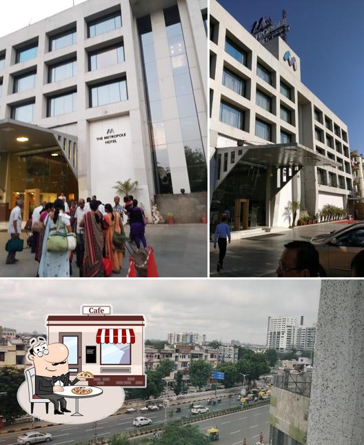 The exterior of The Metropole Hotel(unit of Majestic Projects Pvt. Ltd.)