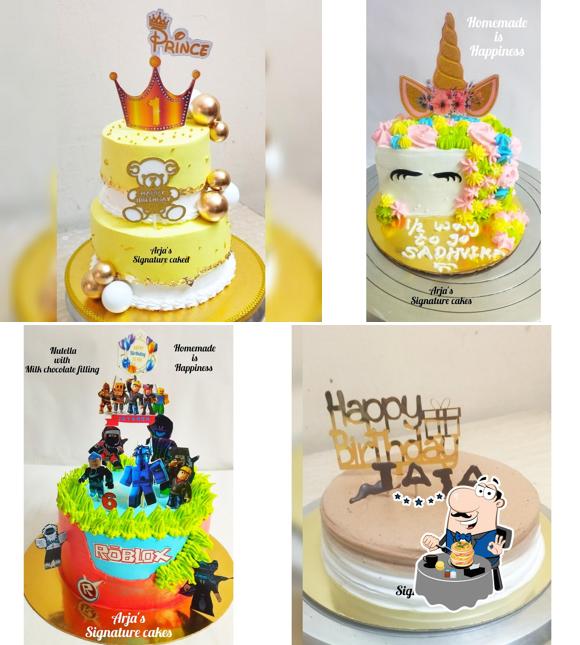 Food at Arja's Signaturecakes ( Cloud Bakery)