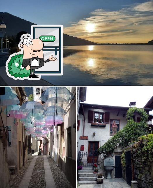 Goditi la vista dall'area esterna di Bar Ristorante Vecchio Olmo