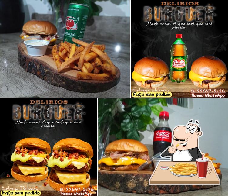 Batata frita em DelíriosBurguer