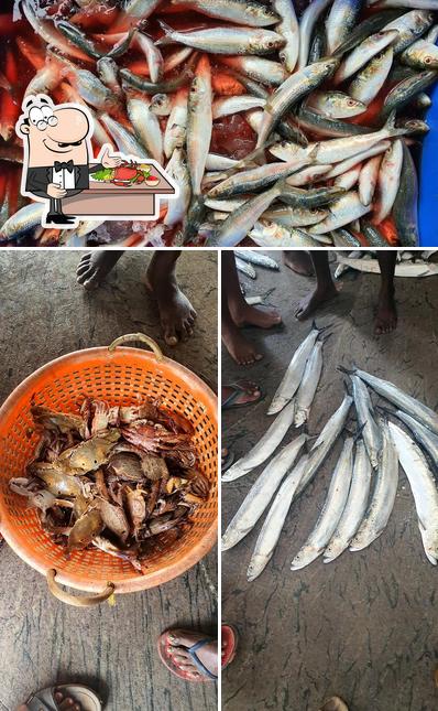 Order seafood at Parthiban Thoothukudi Fish Stall