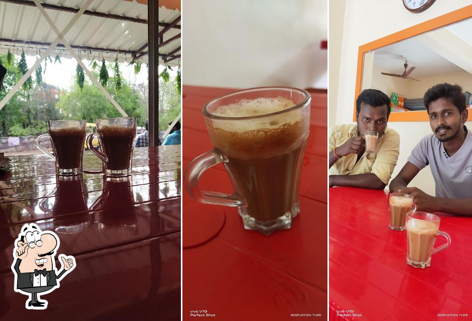 The interior of Raja's " 90ML " Tea Shop