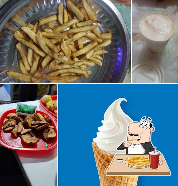 French fries at Snow cube