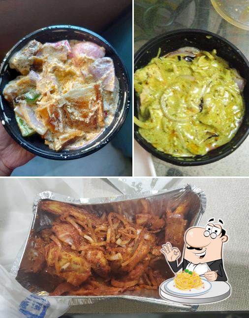 Spaghetti carbonara at The Tandoor Culture Soya Chaap Paneer Tikka Kulcha Paratha Rolls Lassi- Traditional & Authentic