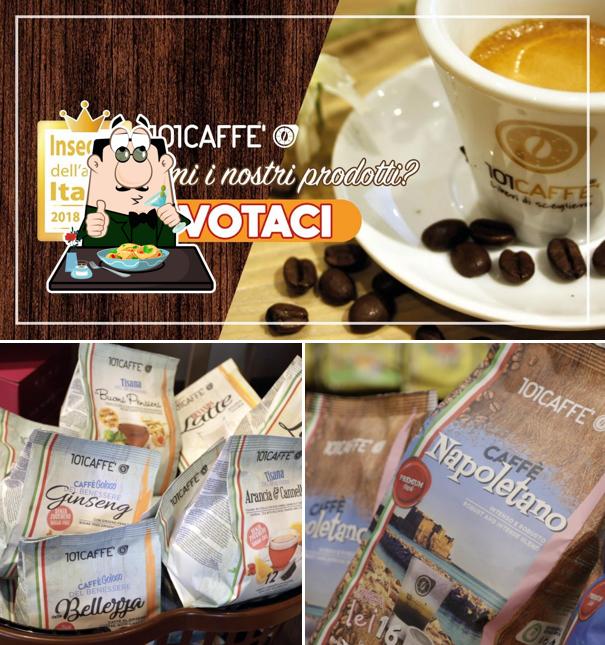 Tra le varie cose da 101CAFFE' si possono trovare la cibo e bevanda