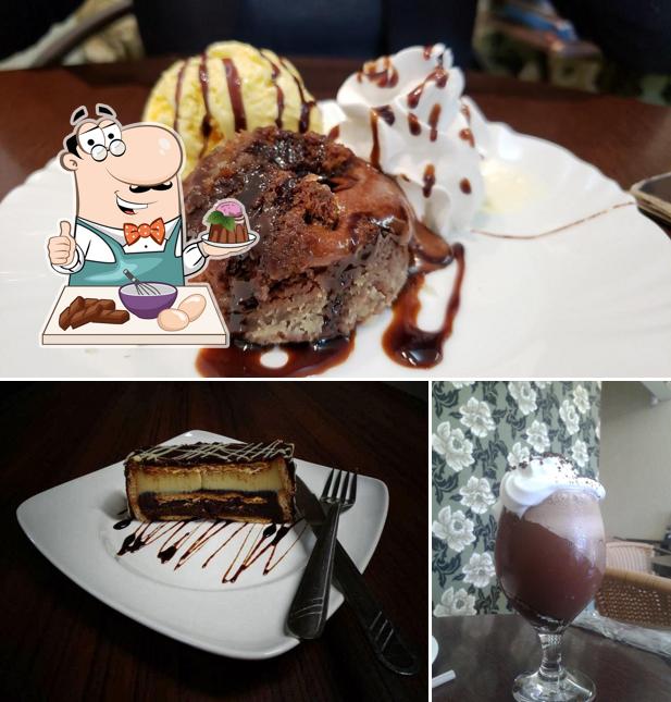 Peça uma das opções doces