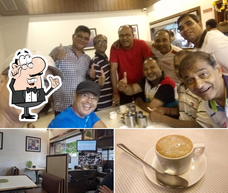 Check out the image depicting interior and beverage at Mysore Cafe