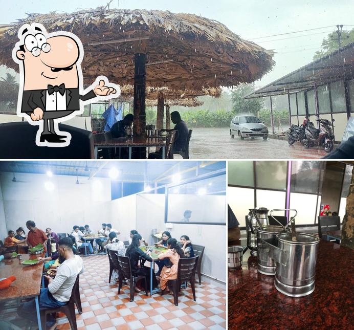 The interior of Namma Mappilai Restaurant and Bakes