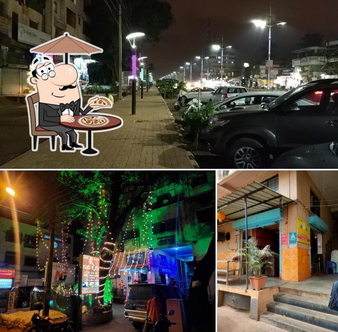 The exterior of Hotel Guru Krupa family restaurant