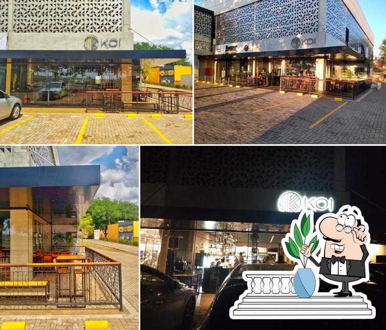 O exterior do Koi Premium Londrina