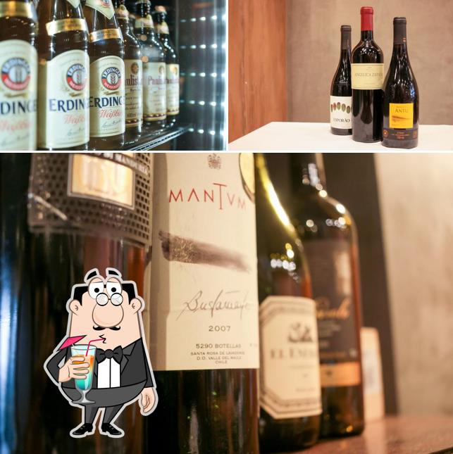 Escolha uma bebida do menu