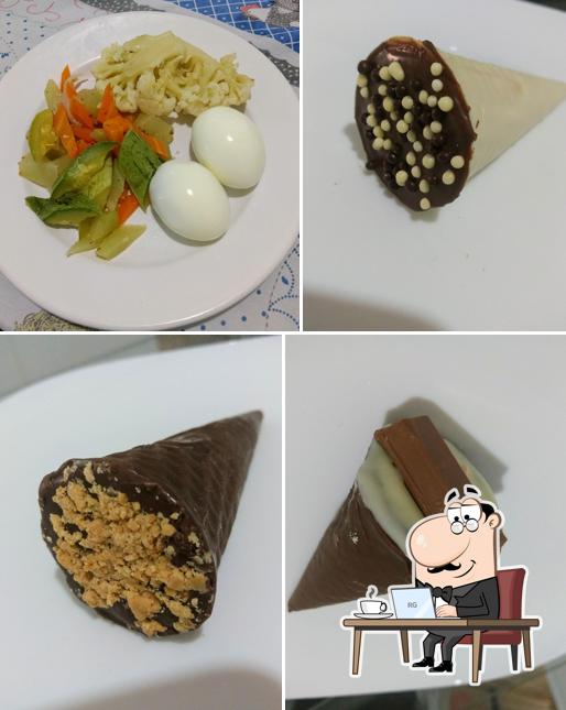 O interior do SANDRA SALGADOS E DOCES