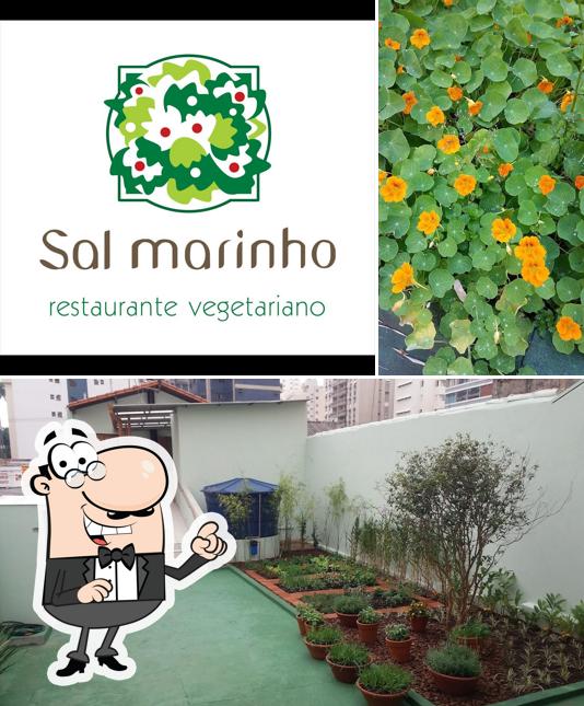 O exterior do Sal Marinho Restaurante Vegetariano