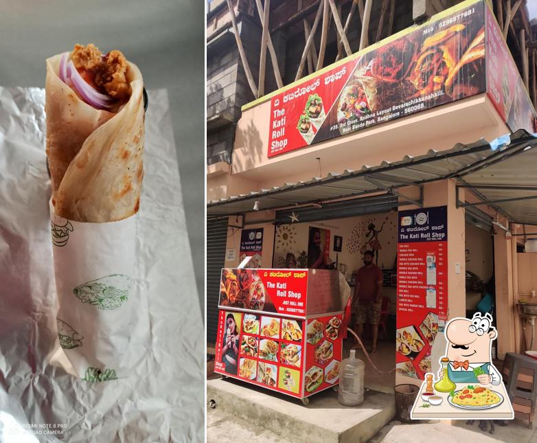 Food at The Kati Roll Shop
