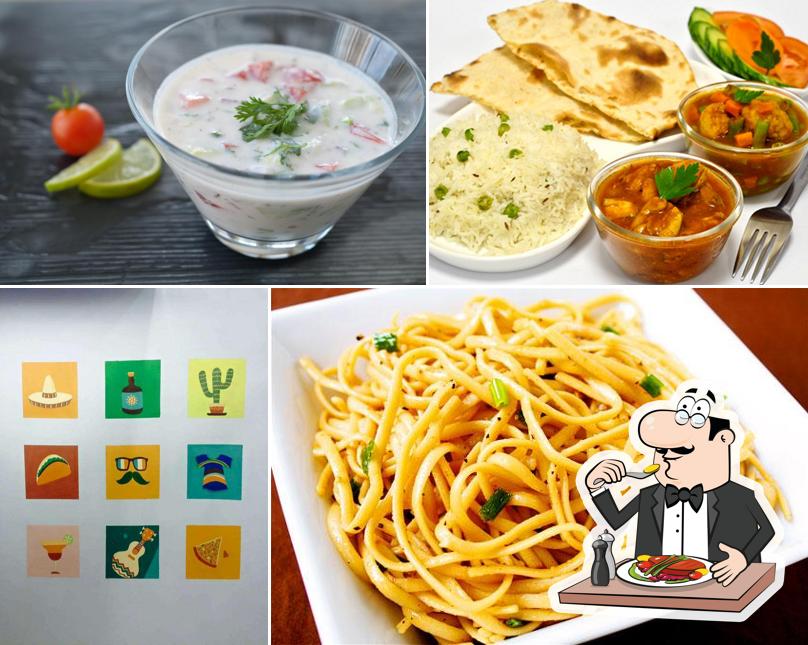 Food at Uniyala's Bawarchi Take Away Restaurant