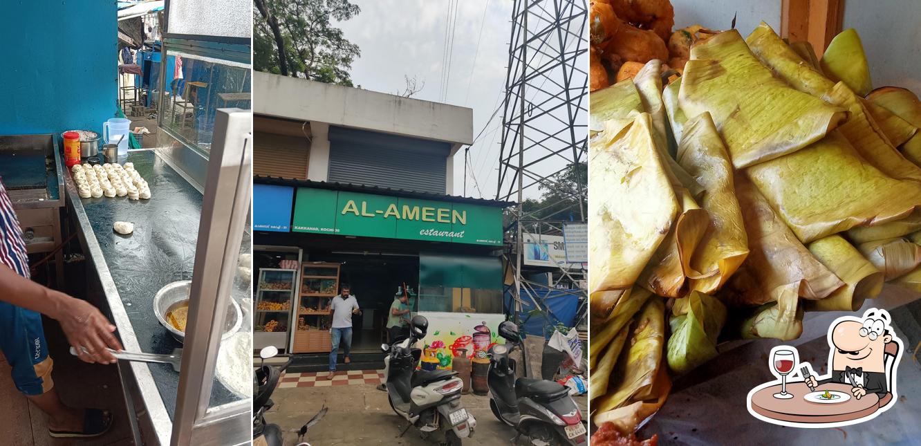 Meals at Al Ameen Restaurant