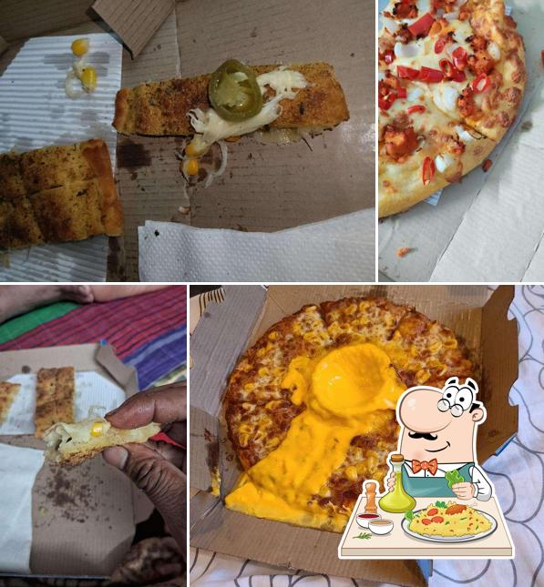 Food at Domino's Pizza
