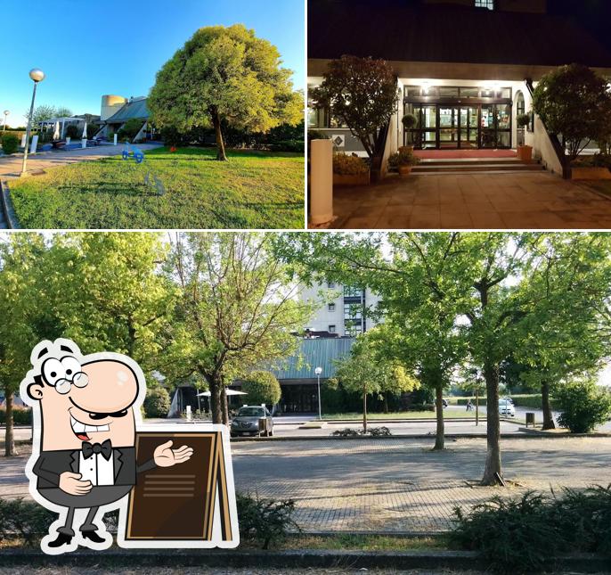 Goditi la vista dagli esterni di Albergo Cavallino