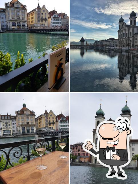 Goditi la vista dall'area esterna di La Terrazza