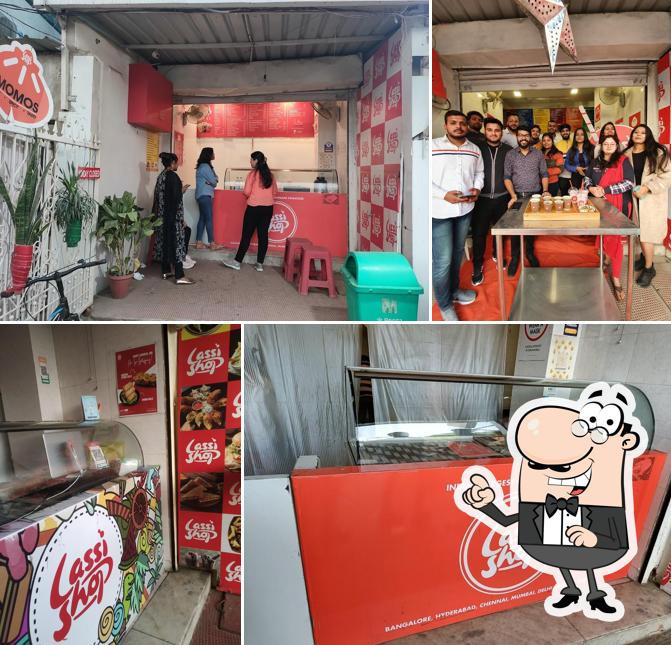 The interior of Lassi Shop