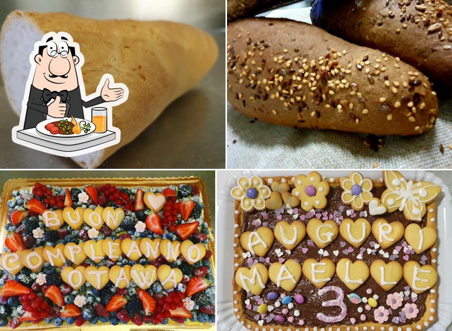 Cibo al Panificio Bonaldi di Casella Giovanna