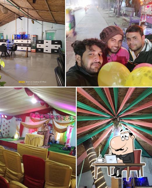 The interior of Parag milk parlour & Restaurant party lown