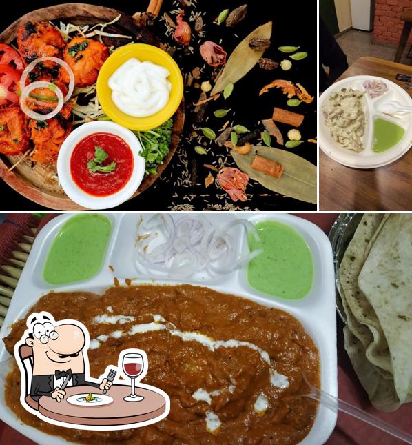 Food at Punjabi Chaap Corner