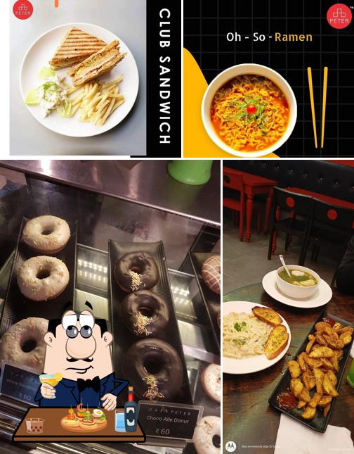 Pick a sandwich at Cafe Peter Pimple Saudagar