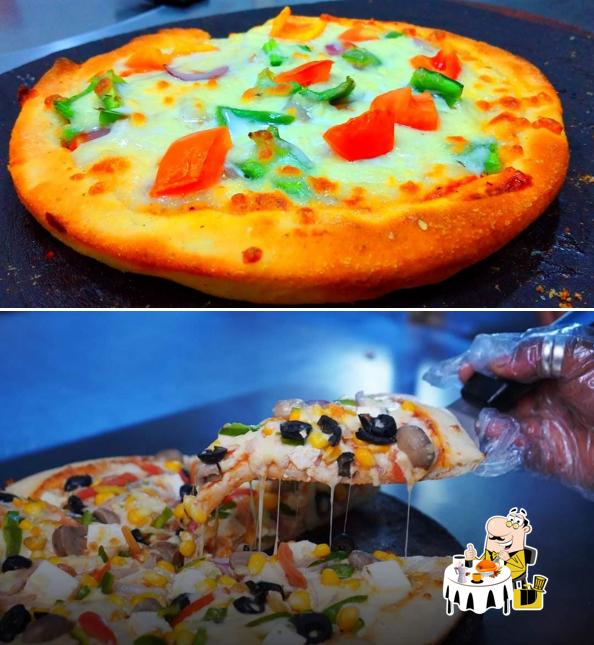 Food at Hot Pizza King Agra