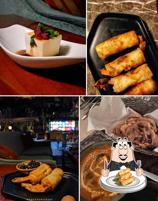 Spring rolls at The Lotus Deck
